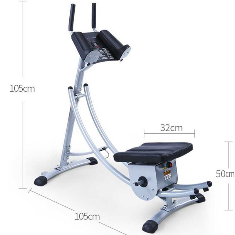 180-Degree-Rotatable-Fitness-Equipment-Waist-Crunch-Machine-Ab-Coaster-with-LCD-Pedometer-Display (4)