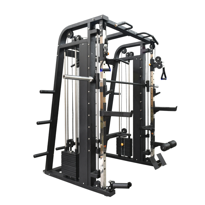 F9019-Commercial-Gym-Fitness-Equipment-Cable-Multi-Functional-Trainer-Home-Gym-Smith-Machine-Squat-Rack-Power-Rack (3)