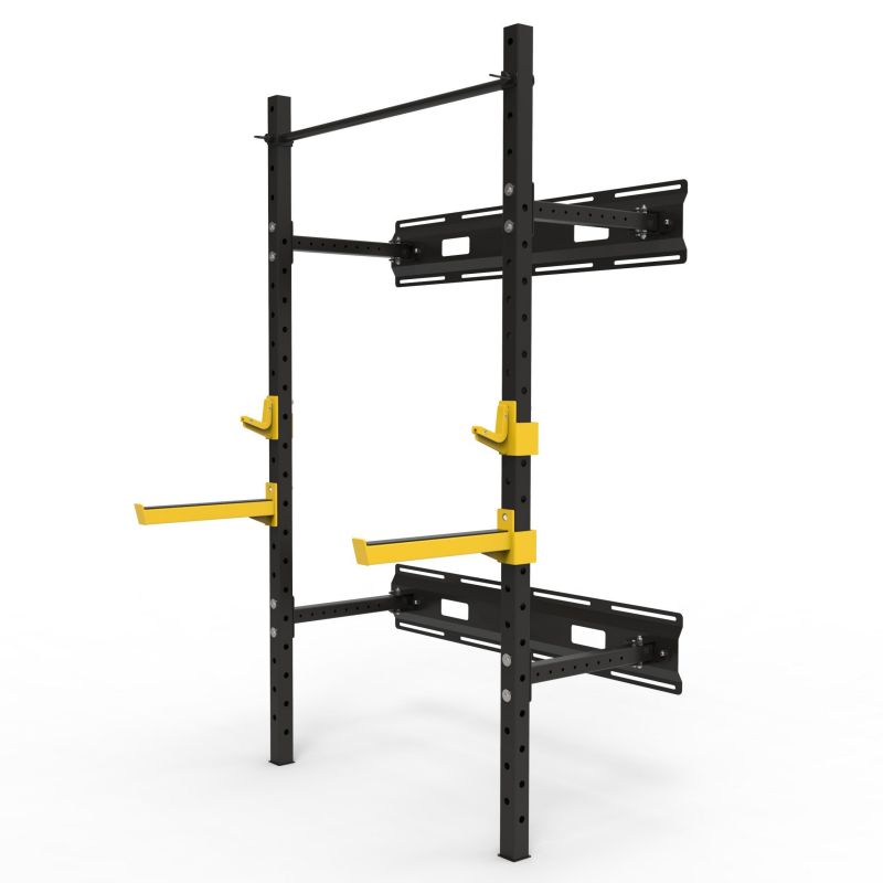 F9014-Professional-Foldable-Adjustable-Gym-Home-Exercise-Squat-Rack-Wall-Mounted-Fold-Back-Squat-Rack-for-Chin-up (2)