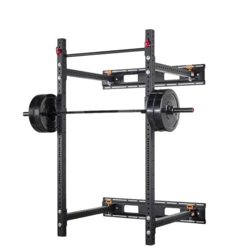F9014-Professional-Foldable-Adjustable-Gym-Home-Exercise-Squat-Rack-Wall-Mounted-Fold-Back-Squat-Rack-for-Chin-up (3)