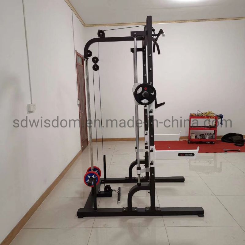 Multi-Function-Equipment-Commercial-Home-Biceps-Smith-Crossover-Flying-Bird-Fitness-Gym-Pulley-Machinesquat-Rack-3-in-One (4)