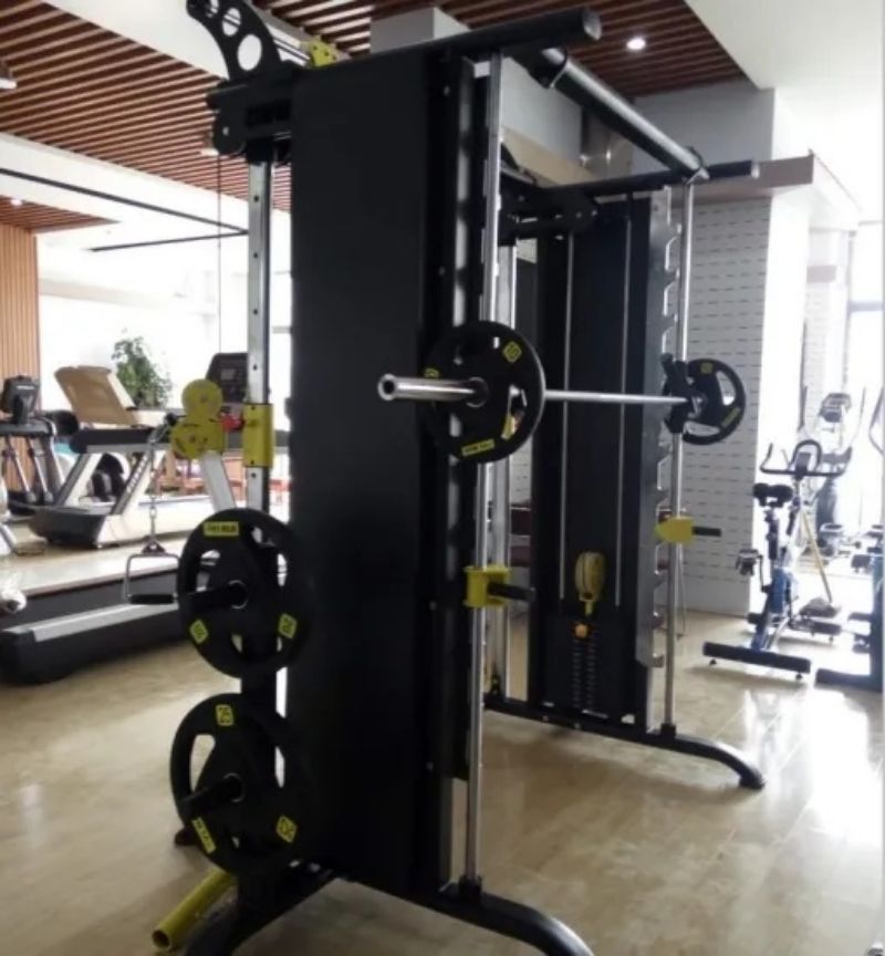 Multi-Functional-Trainer-Barbell-Rack-Gym-Commercial-Power-Rack-Smith-Machine (2)