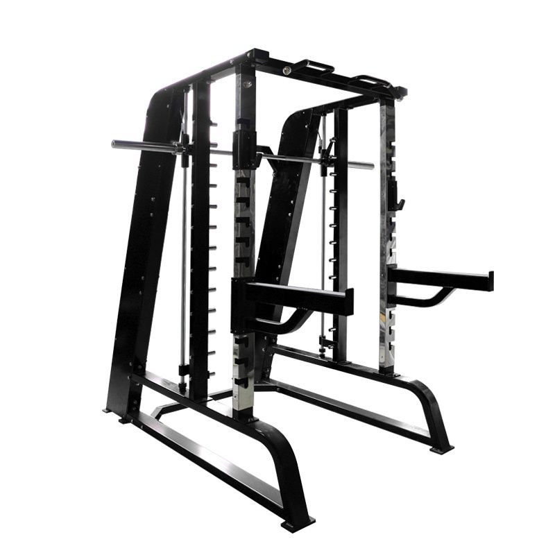 Commercial Fitness Equipment Power Squat Rack Strength Machine Multi Function Smith Trainer for Gym