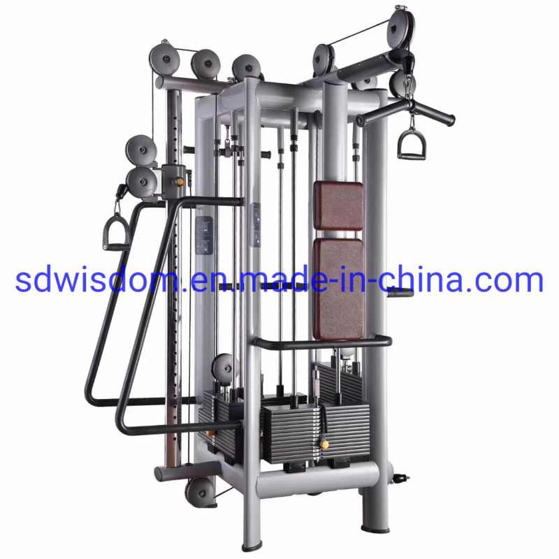 Commercial-Fitness-Machine-Multi-4-Stations-Gym-Equipment-Cross-Trainer