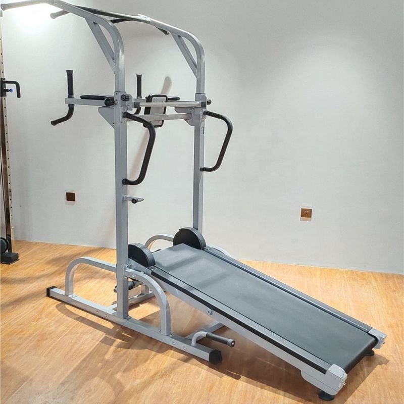 Gym Fitness Healthy Home Manual Jogger Flat 5 in 1 Foldable Multifunctional Treadmill