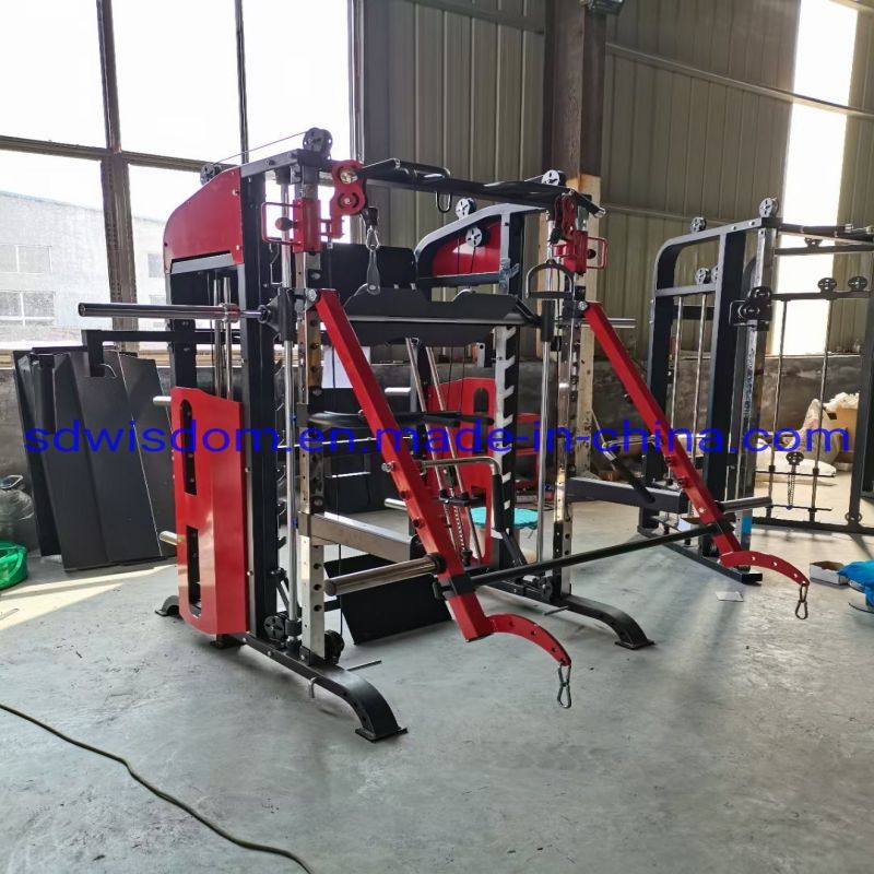 F9007-Professional-Body-Building-Commercial-Gym-Fitness-Equipment-Multi-Function-Smith-Power-Rack-Machine (1)
