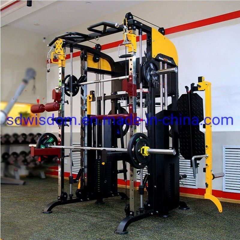 F9007-Professional-Body-Building-Commercial-Gym-Fitness-Equipment-Multi-Function-Smith-Power-Rack-Machine (3)