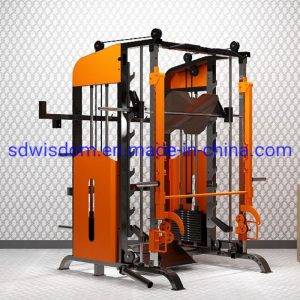 Professional-Body-Building-Commercial-Gym-Fitness-Equipment-Multi-Function-Smith-Power-Rack-Machine