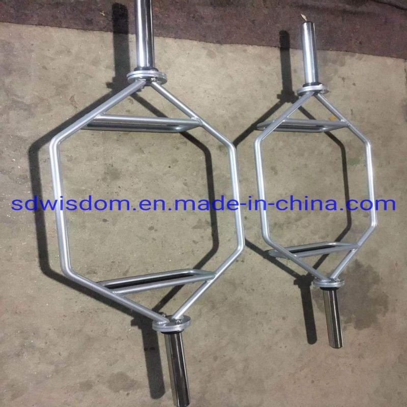 Gym-Equipment-Weight-Lifting-Steel-Hex-Trap-Barbell-Bar-with-Threaded-Handles (3) Gym-Equipment-Weight-Lifting-Steel-Hex-Trap-Barbell-Bar-with-Threaded-Handles (3)