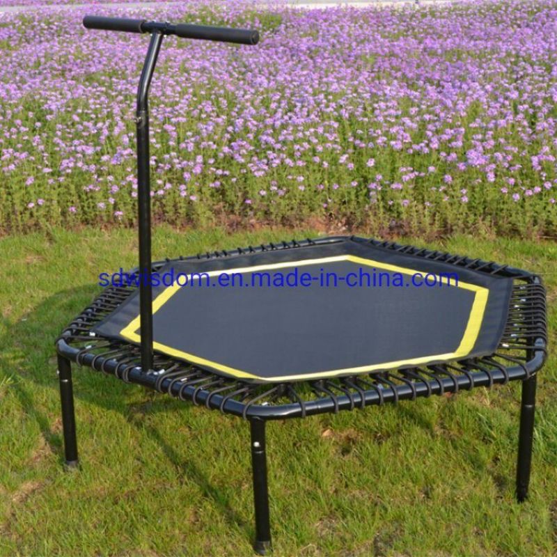 Indoor-Exercise-Home-Commercial-Gym-Fitness-Equipment-Mini-Hexagon-Trampoline-Hex-Trampoline-with-Adjustable-Handlebar (1)