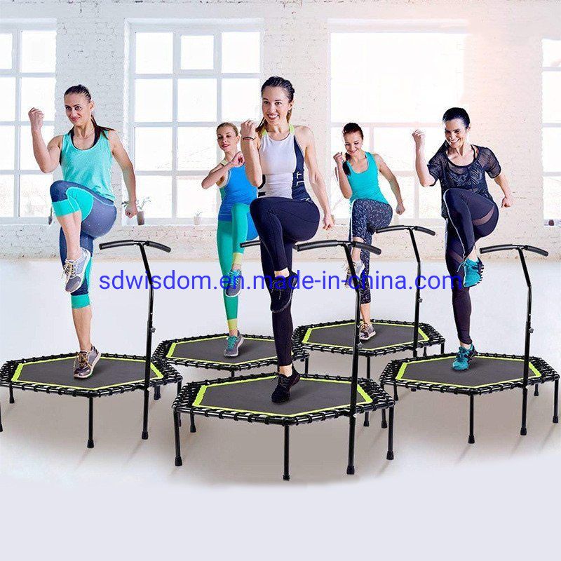 Indoor-Exercise-Home-Commercial-Gym-Fitness-Equipment-Mini-Hexagon-Trampoline-Hex-Trampoline-with-Adjustable-Handlebar (3)