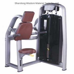 Plate-Loaded-Professional-Gym-Equipment-Seated-Triceps-DIP-Exercising