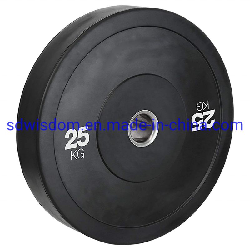 Sports-Fitness-Durable-Rubber-Black-Bumper-Weightlifting-Weight-Plates (4)