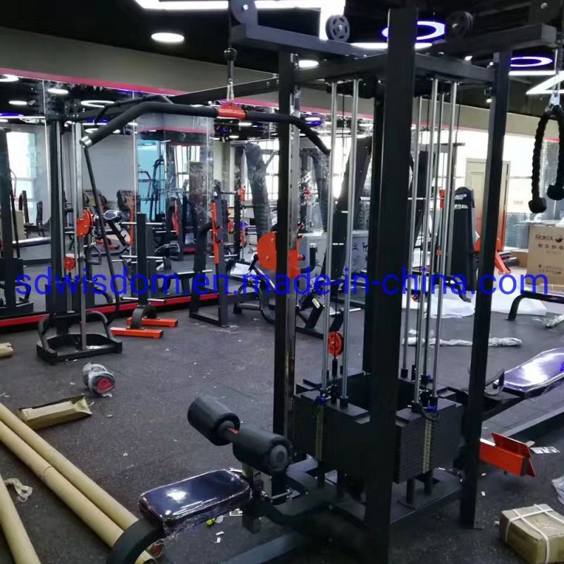 CE-Certificated-Commercial-Fitness-Equipment-Multi-Cable-Jungle-5-Stacks-Fitness-Machine (2)