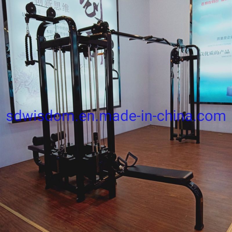 CE-Certificated-Commercial-Fitness-Equipment-Multi-Cable-Jungle-5-Stacks-Fitness-Machine (3)
