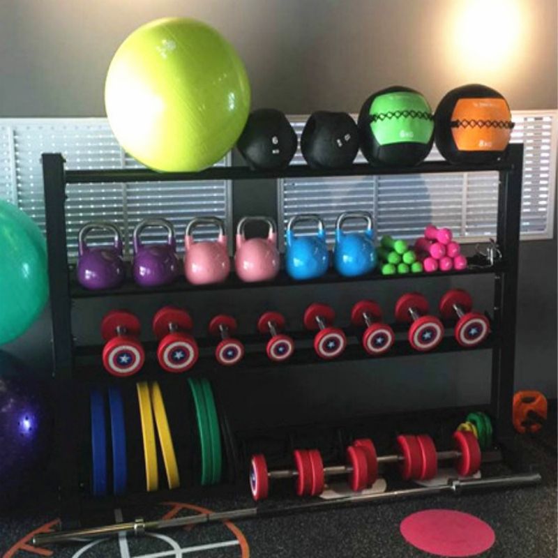 Gym-Fitness-Equipment-Home-Power-Multi-Storage-Rack-Weight-Plate-Rack-Dumbbell-Rack-Kettlebell-Rack (2)