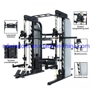 Home-Gym-Workout-Training-Smith-Machine-Weight-Bench-Multi-Functional-Machine-with-Customizable