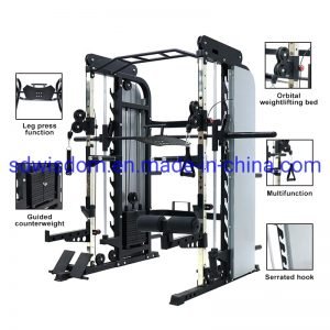 Home-Gym-Workout-Training-Smith-Machine-Weight-Bench-Multi-Functional-Machine-with-Customizable